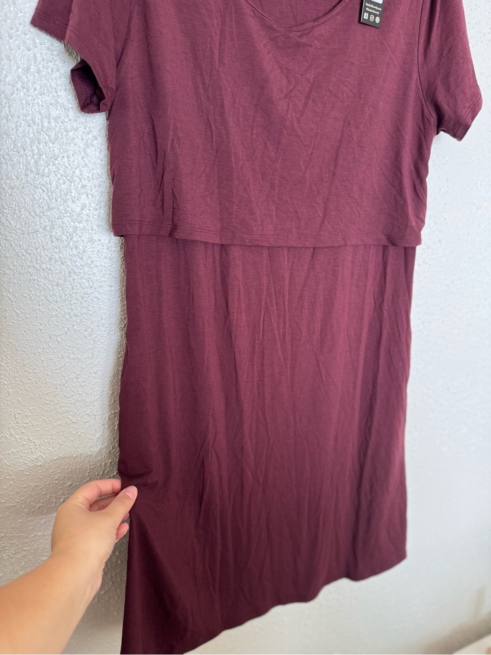 NWT Kindred Bravely Midi Nursing + Maternity Dress - Picture 4 of 4